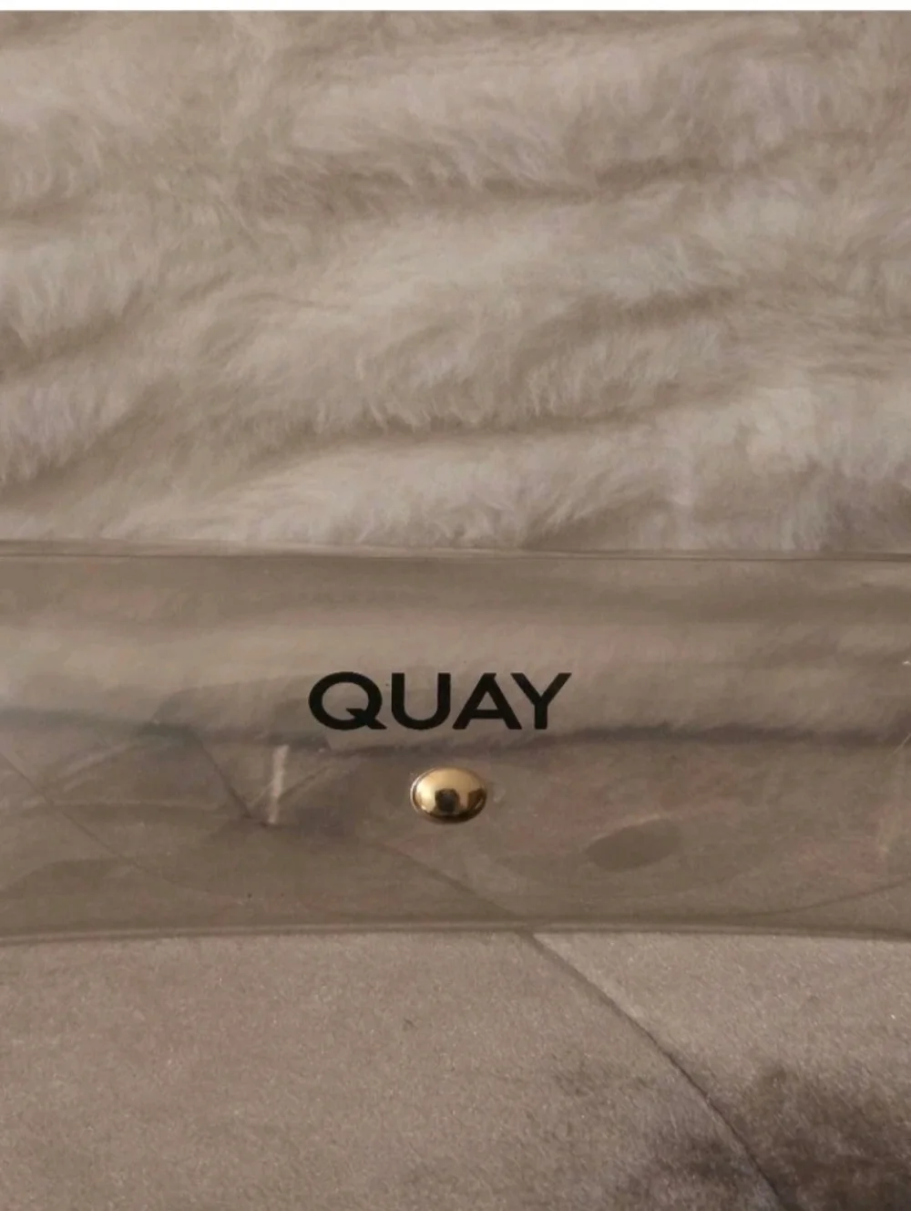 QUAY Tortoiseshell 'After Hours Mini' Clear Glasses